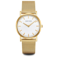 Damen Quarzuhr gelbgold Edelstahl gelbgold