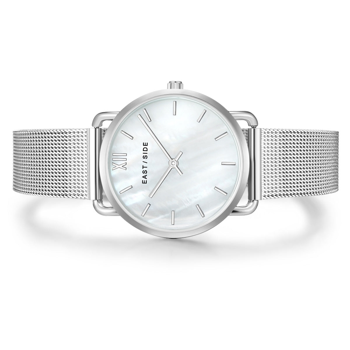 Damen Quarzuhr silber Edelstahl silber