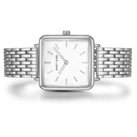 Damen Quarzuhr silber Metall silber