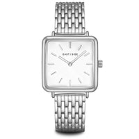 Damen Quarzuhr silber Metall silber