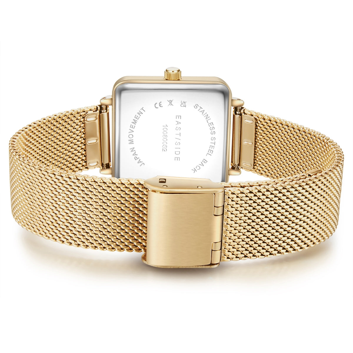 Damen Quarzuhr gelbgold Edelstahl gelbgold