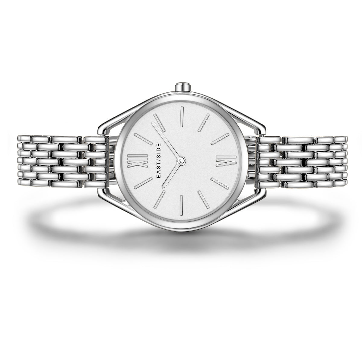 Damen Quarzuhr silber Edelstahl silber