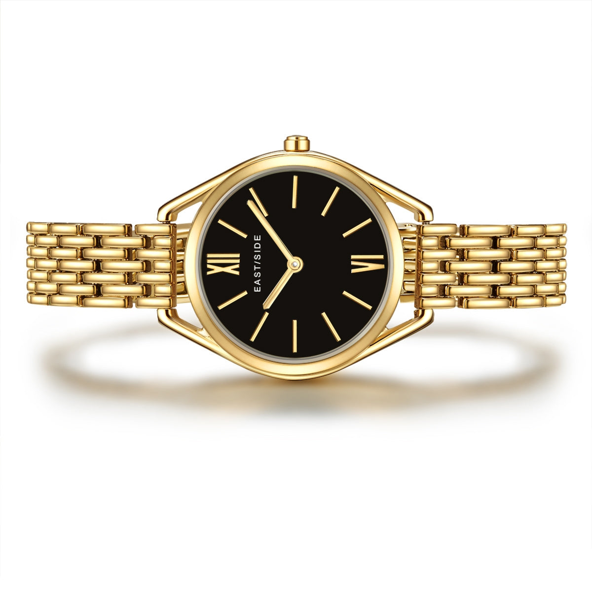 Damen Quarzuhr gelbgold Edelstahl gelbgold