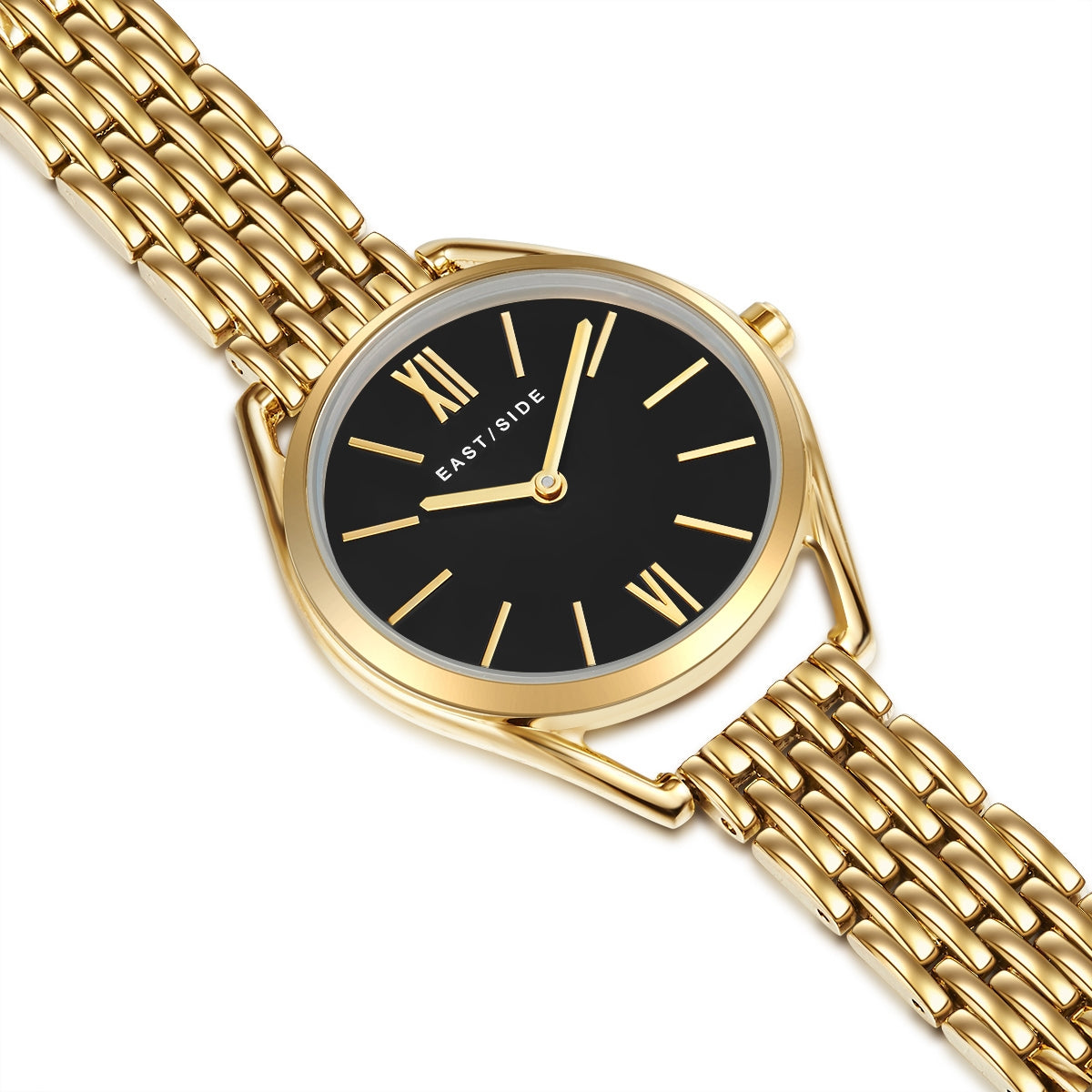 Damen Quarzuhr gelbgold Edelstahl gelbgold