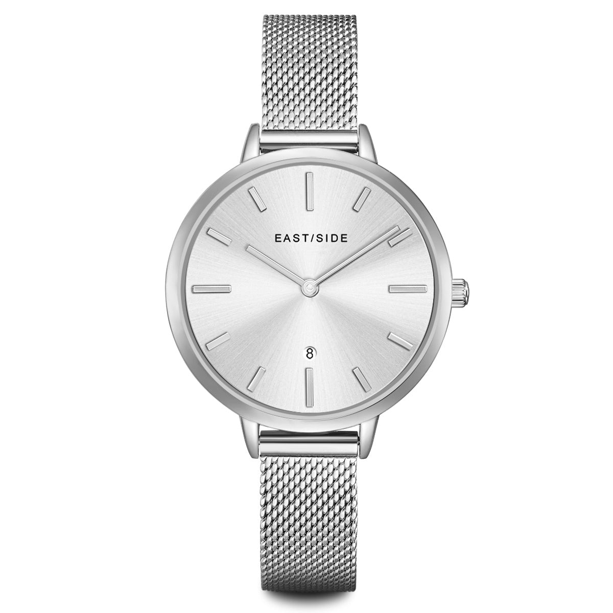 Damen Quarzuhr silber Edelstahl silber