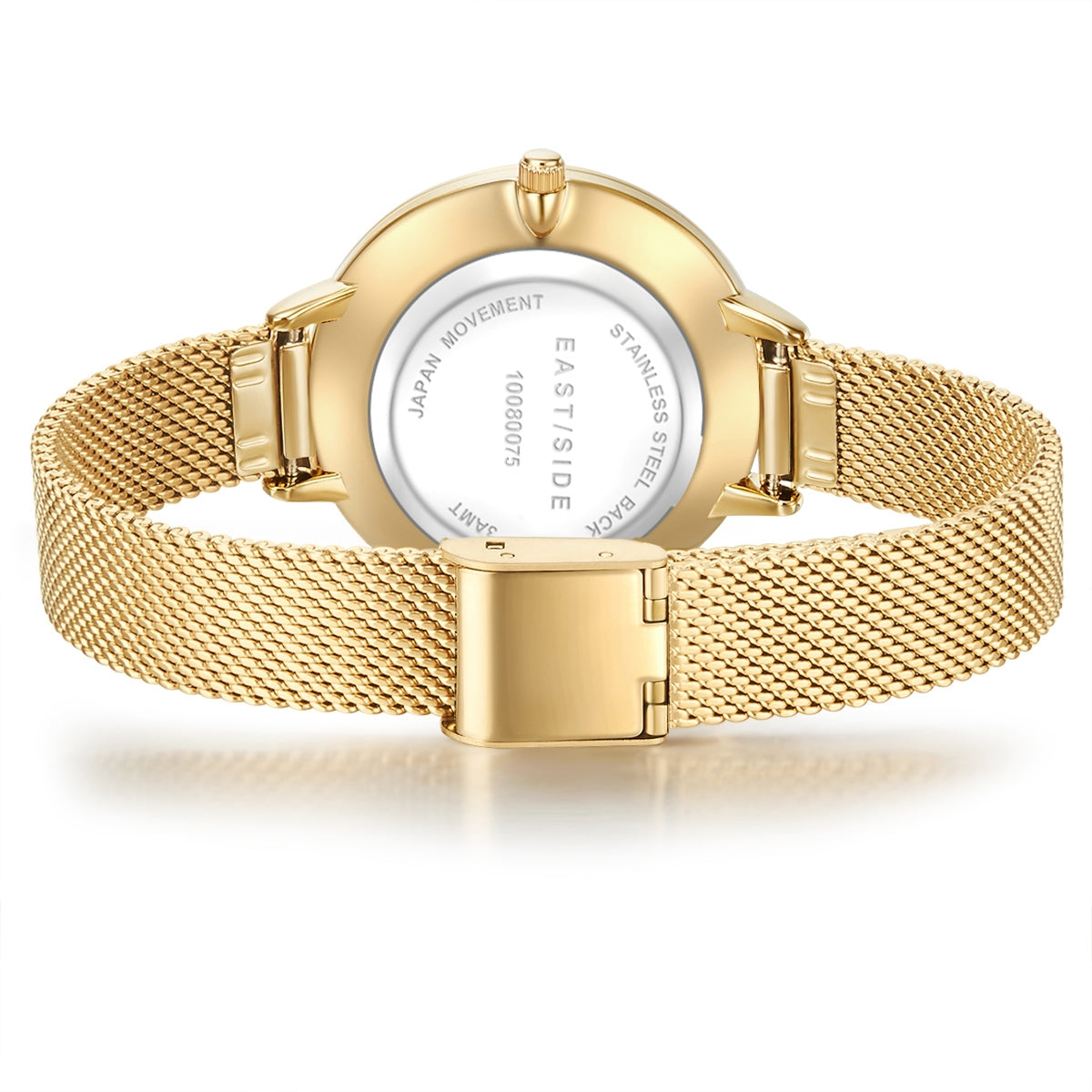 Damen Quarzuhr gelbgold Edelstahl gelbgold