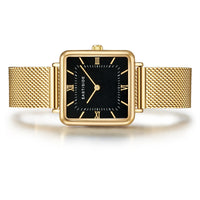 Damen Quarzuhr gelbgold Edelstahl gelbgold