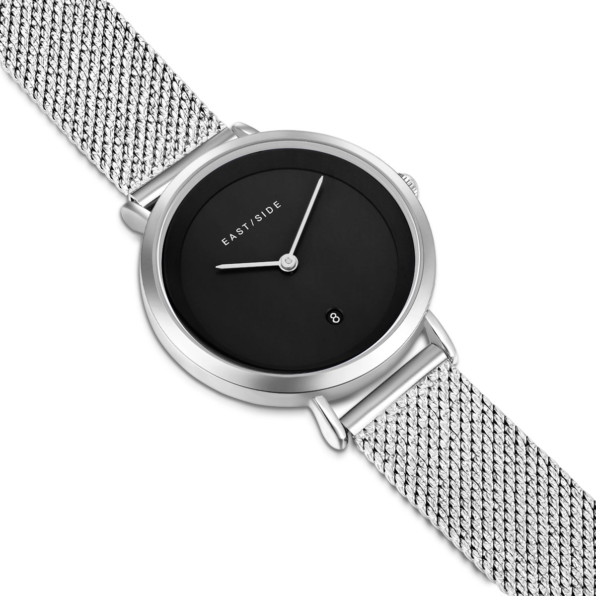 Damen Quarzuhr silber Edelstahl silber