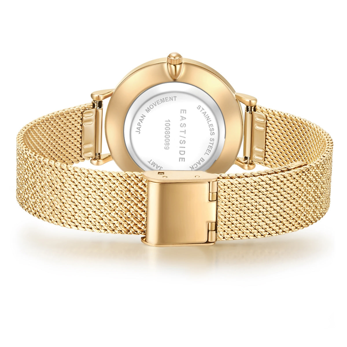 Damen Quarzuhr gelbgold Edelstahl gelbgold