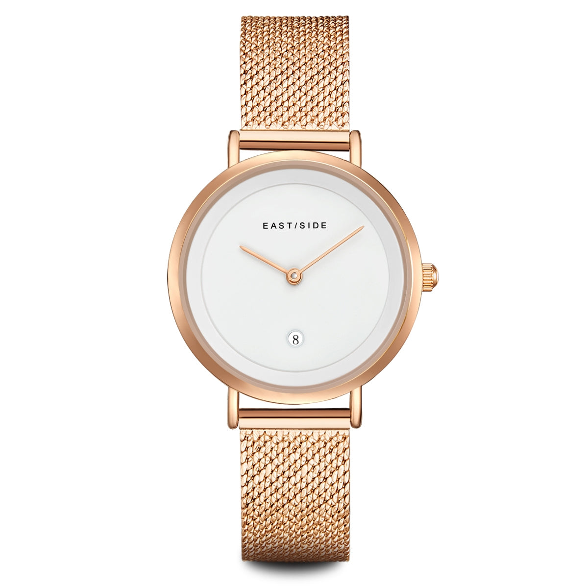 Damen Quarzuhr roségold Edelstahl roségold