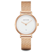Damen Quarzuhr roségold Edelstahl roségold