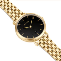 Damen Quarzuhr gelbgold Edelstahl gelbgold