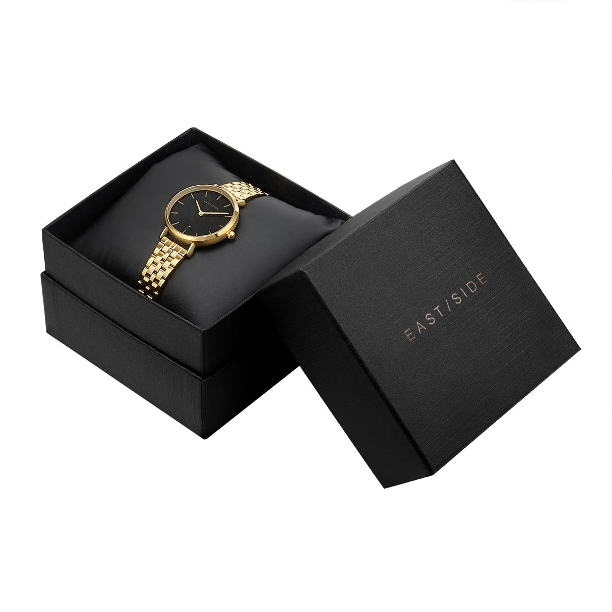 Damen Quarzuhr gelbgold Edelstahl gelbgold