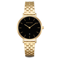 Damen Quarzuhr gelbgold Edelstahl gelbgold
