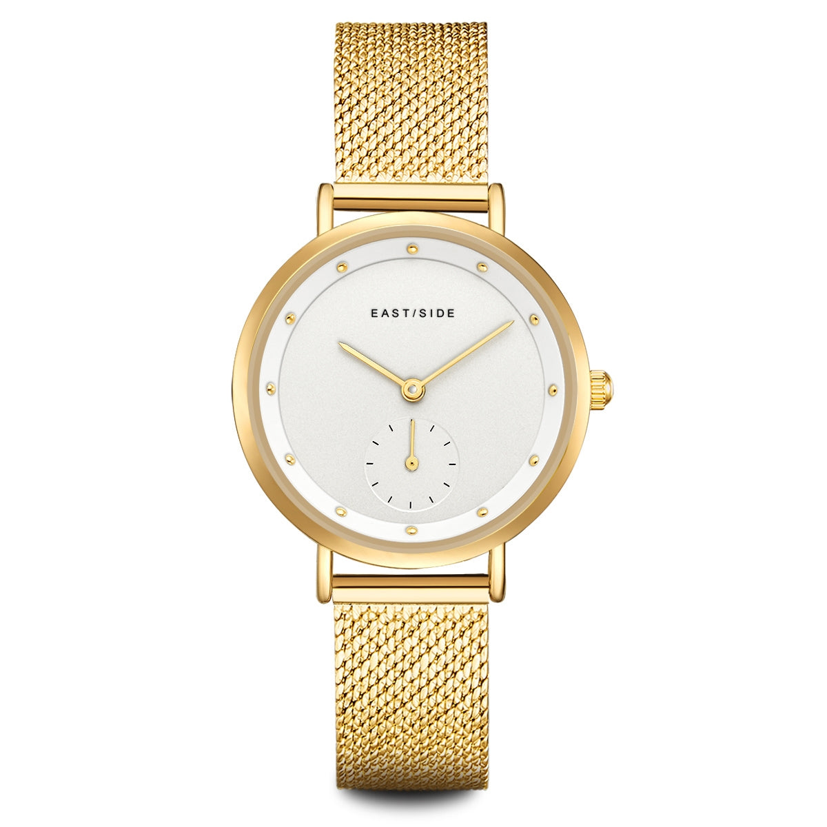 Damen Quarzuhr gelbgold Edelstahl gelbgold