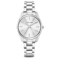 Damen Quarzuhr silber Edelstahl silber