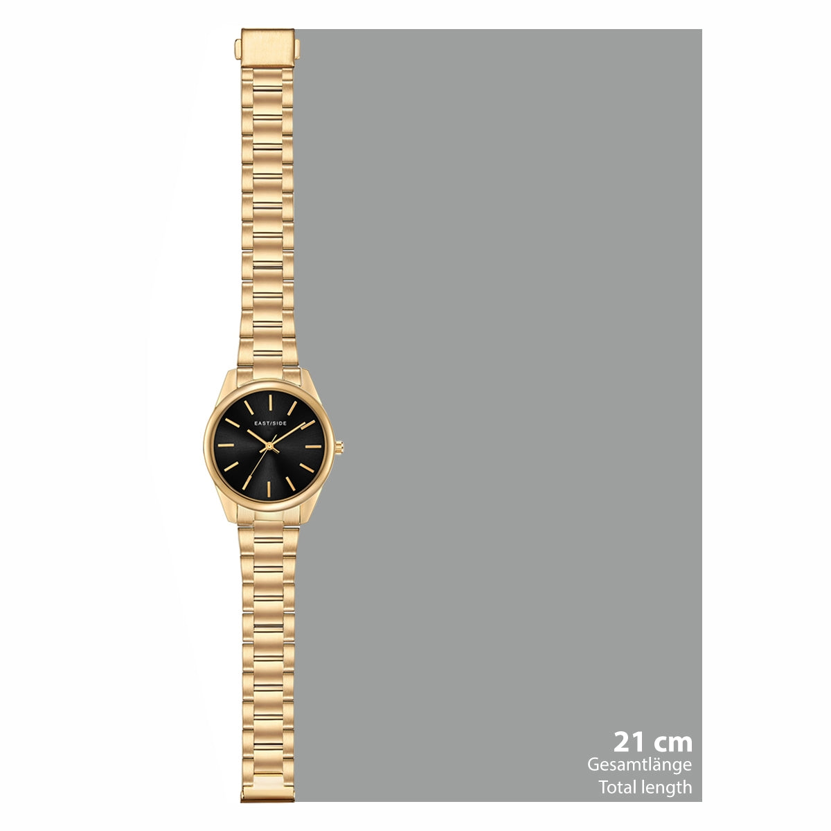 Damen Quarzuhr gelbgold Edelstahl gelbgold