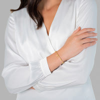 Armband Edelstahl gelbgold