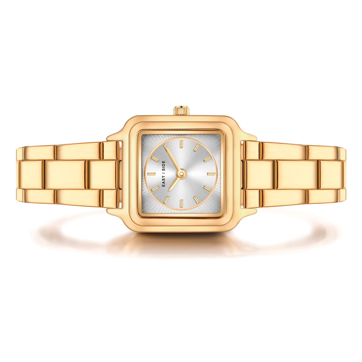 Damen Quarzuhr gelbgold Edelstahl gelbgold