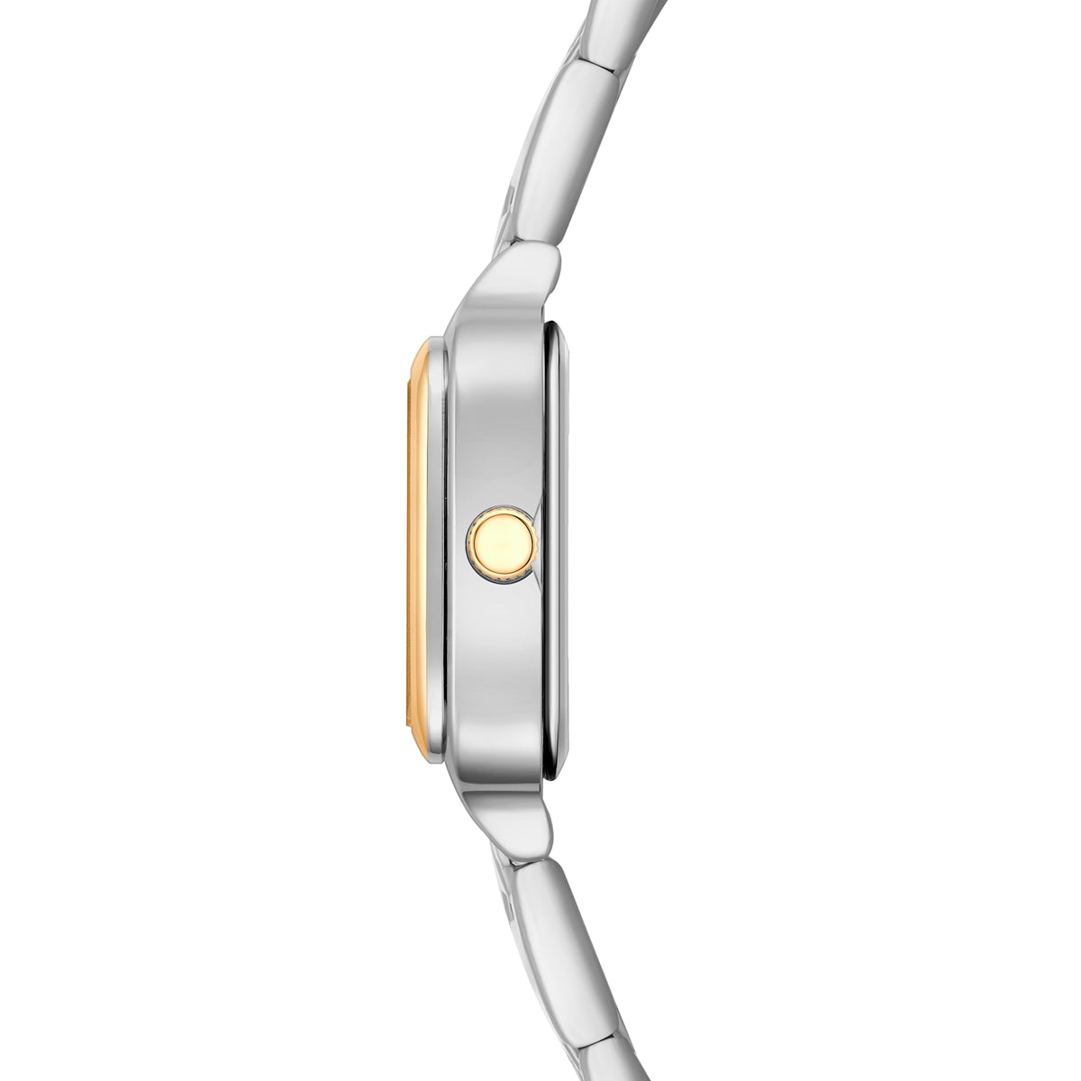 Damen Quaruhr bicolor Edelstahl bicolor