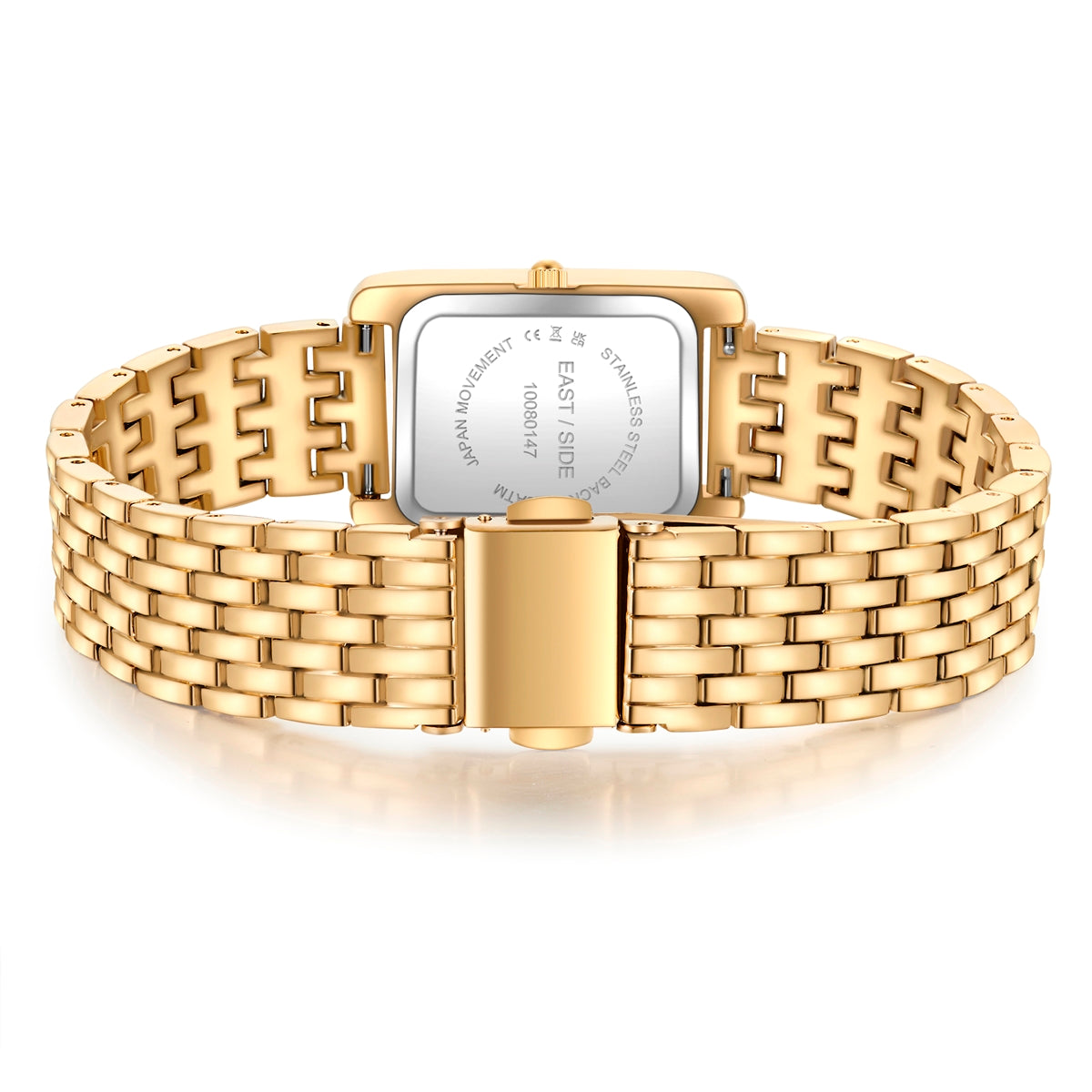 Damen Quarzuhr gelbgold Metall-Legierung gelbgold