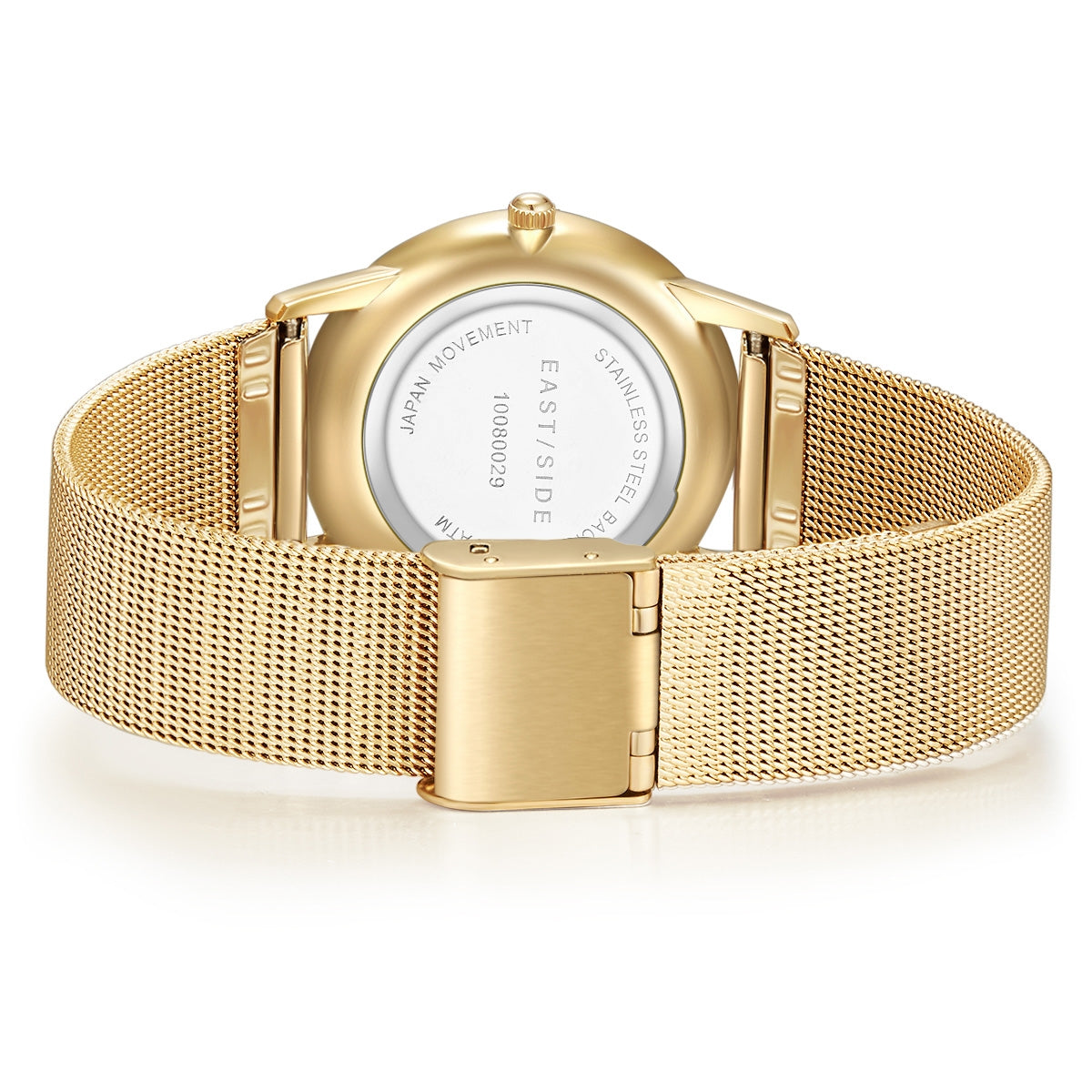 Damen Quarzuhr gelbgold Edelstahl gelbgold