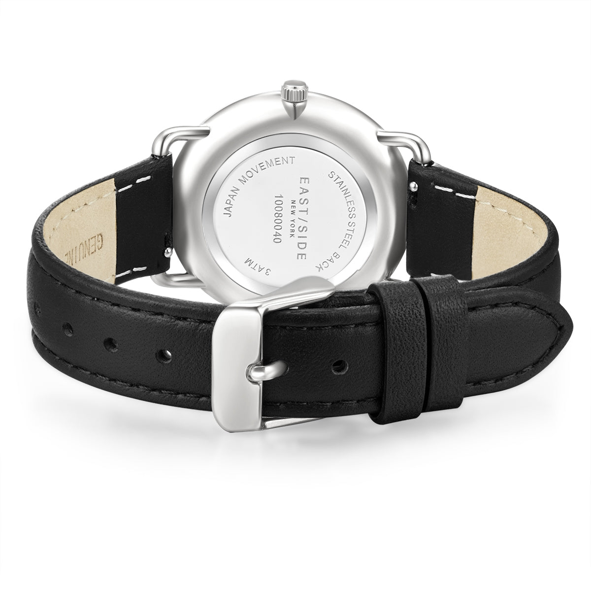 Pearl Damenuhr schwarz silber