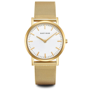 Damen Quarzuhr gelbgold Edelstahl gelbgold