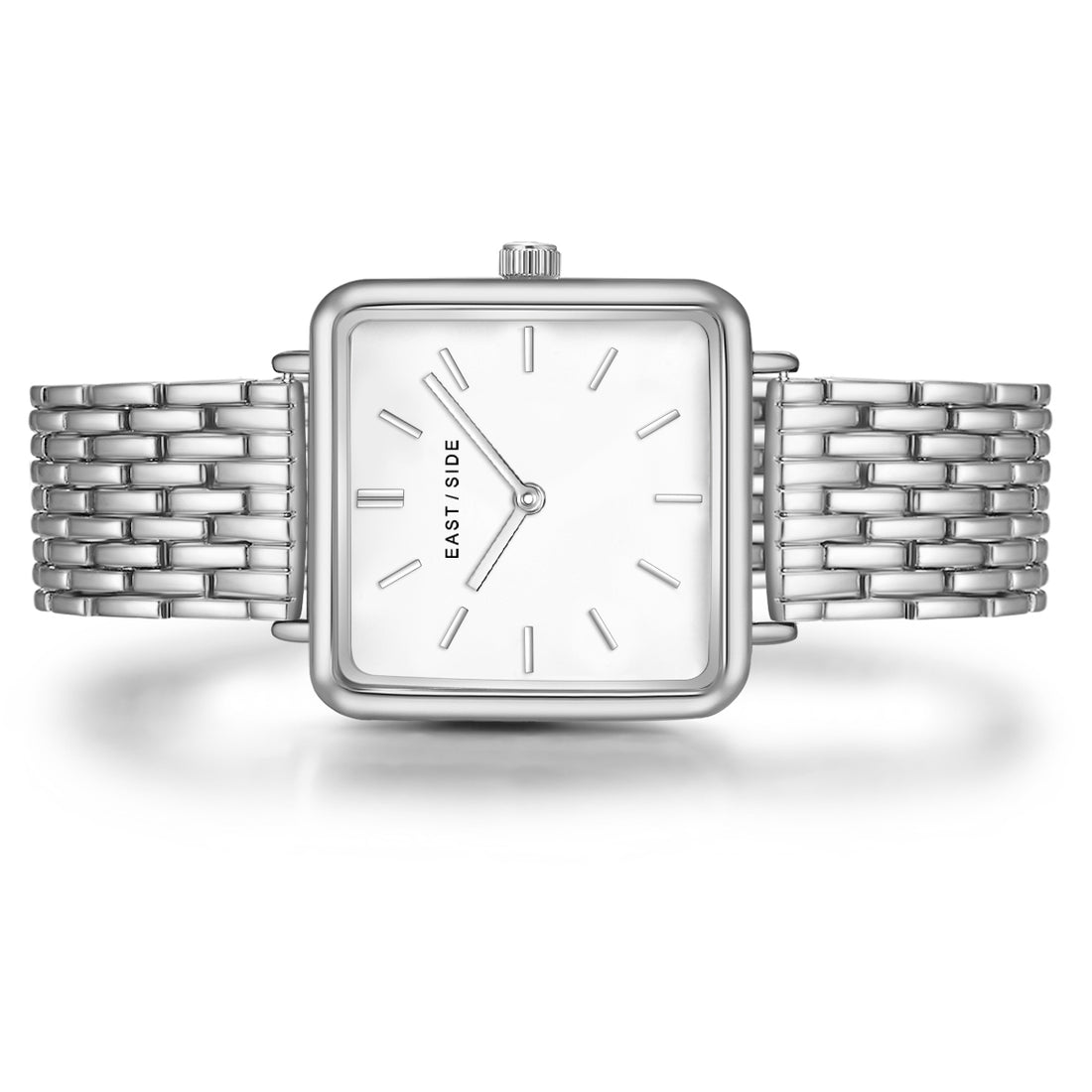 Damen Quarzuhr silber Metall silber