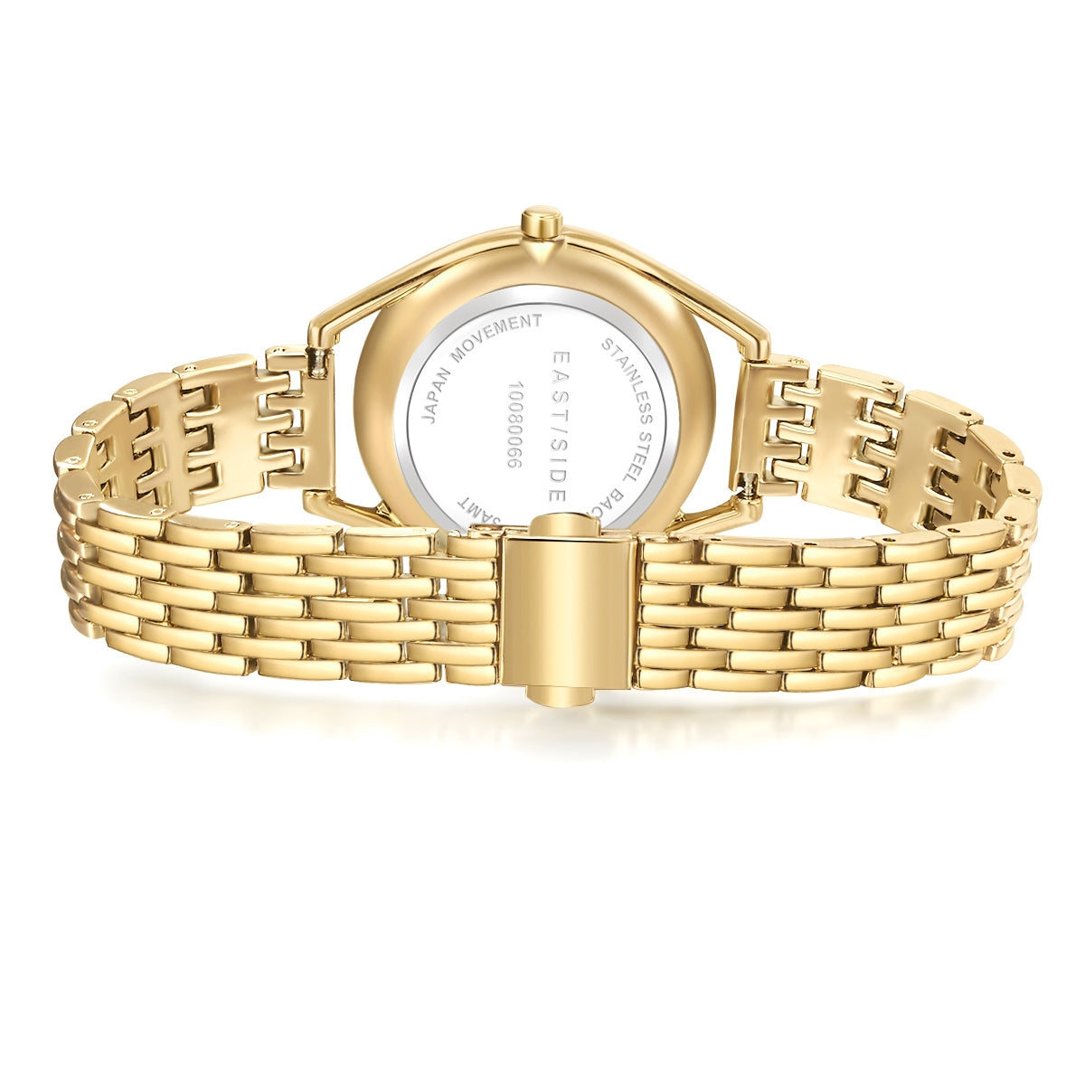 Damen Quarzuhr gelbgold Edelstahl gelbgold