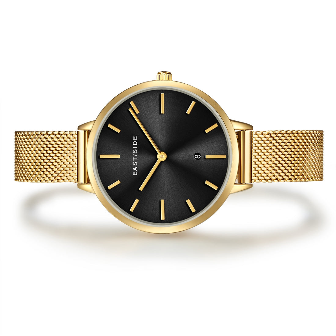 Damen Quarzuhr gelbgold Edelstahl gelbgold
