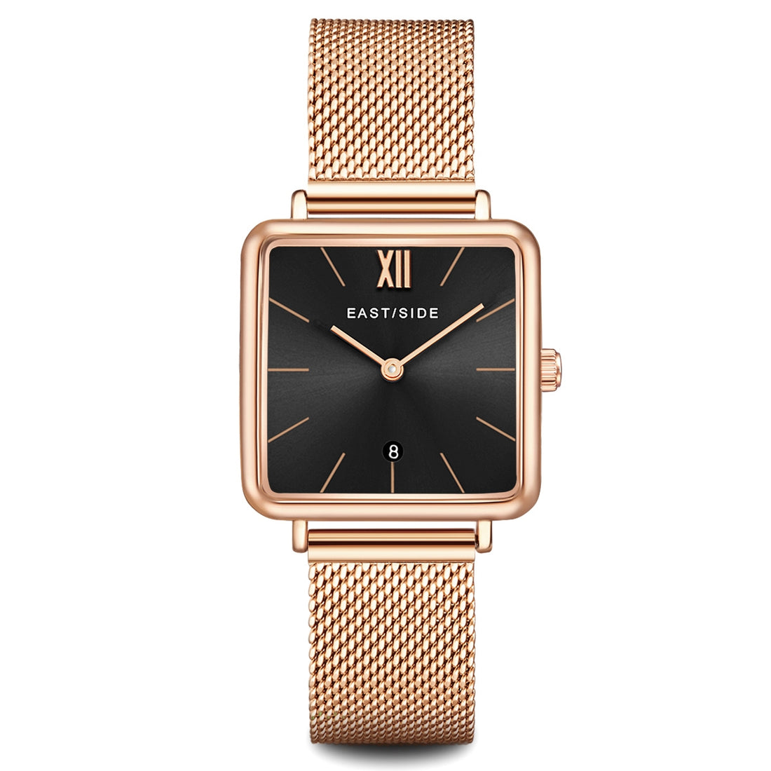 Damen Quarzuhr roségold Edelstahl roségold
