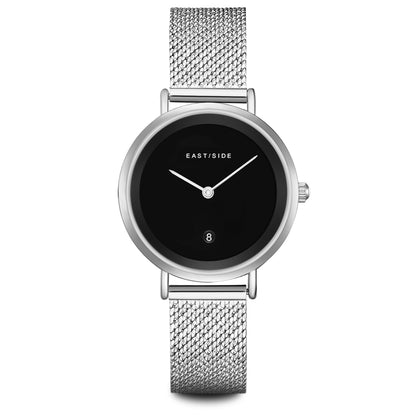 Damen Quarzuhr silber Edelstahl silber