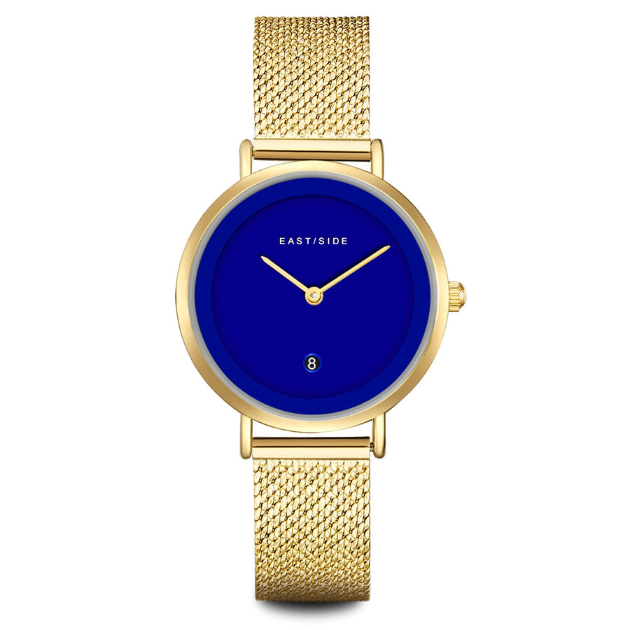 Damen Quarzuhr gelbgold Edelstahl gelbgold