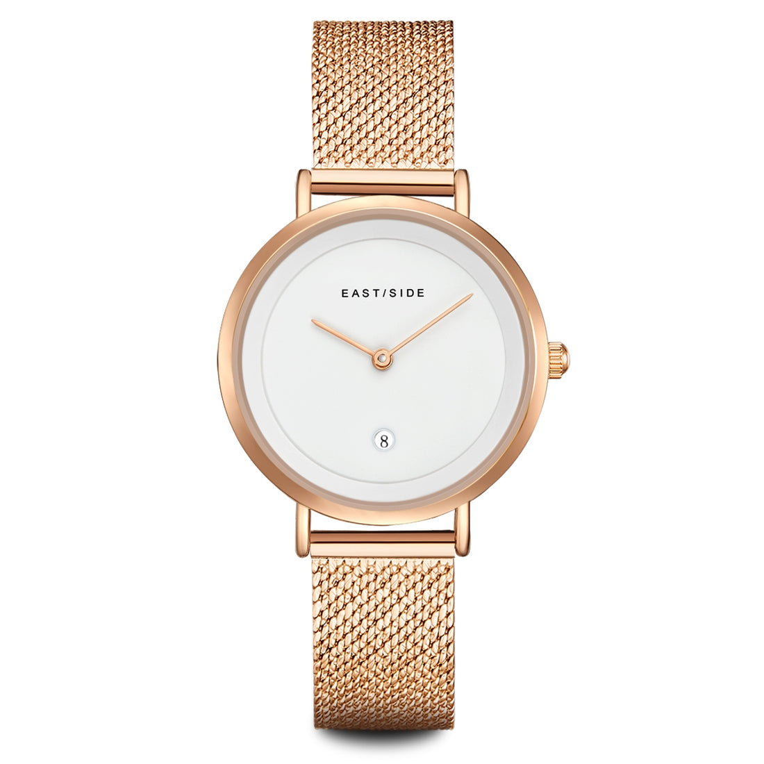 Damen Quarzuhr roségold Edelstahl roségold