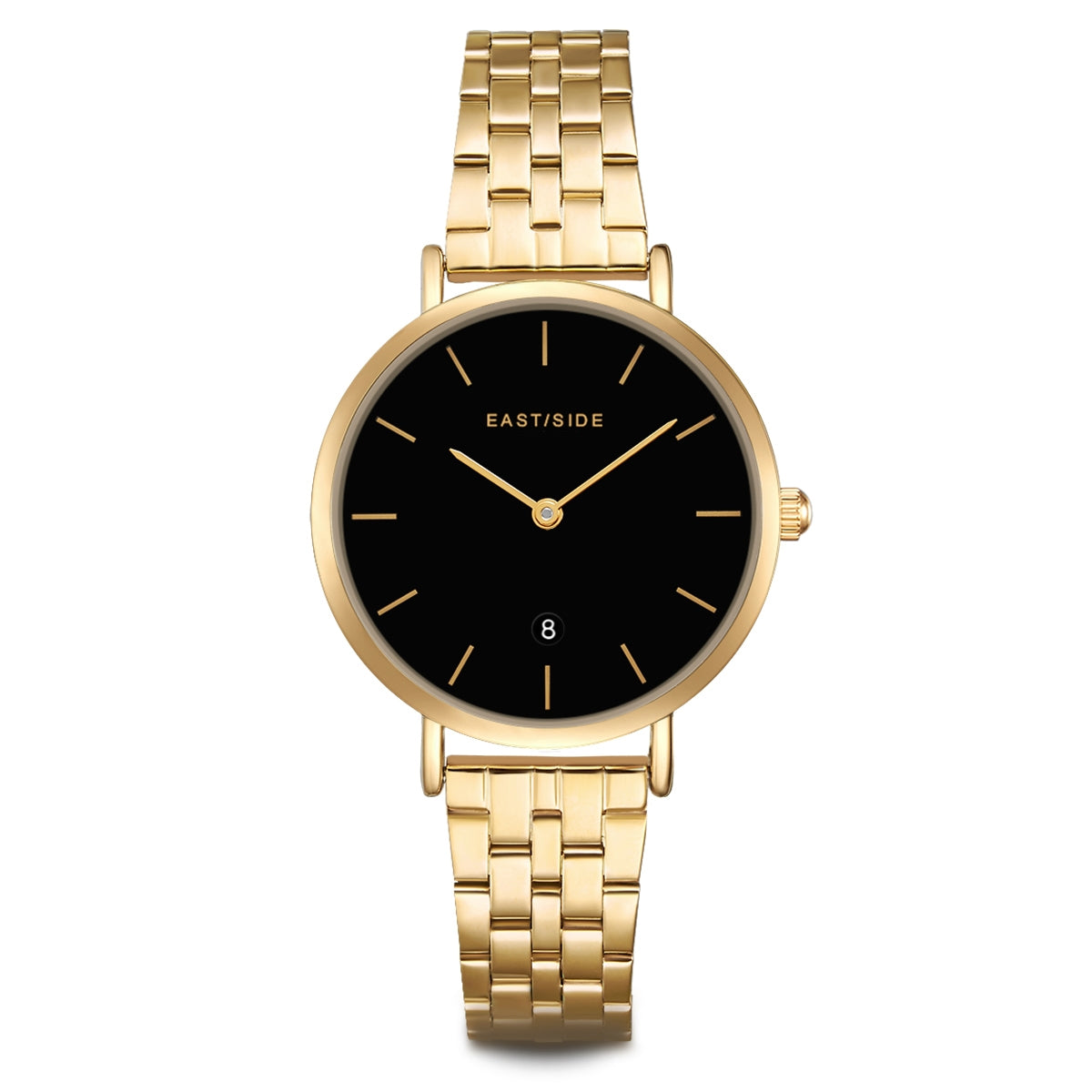 Damen Quarzuhr gelbgold Edelstahl gelbgold