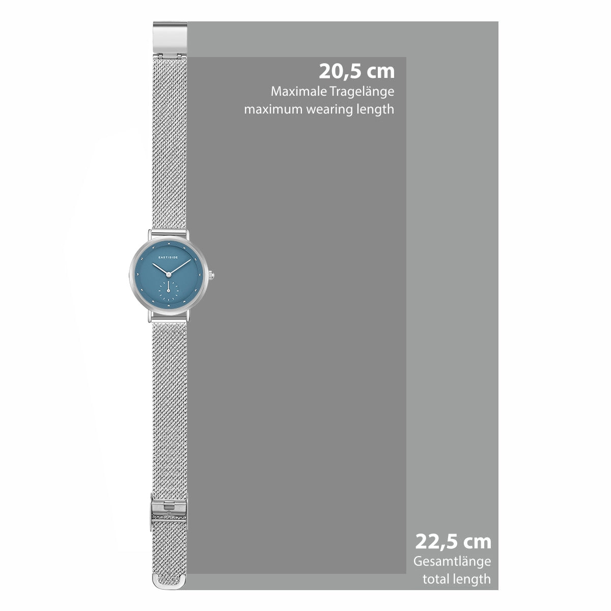 Damen Quarzuhr silber Edelstahl silber