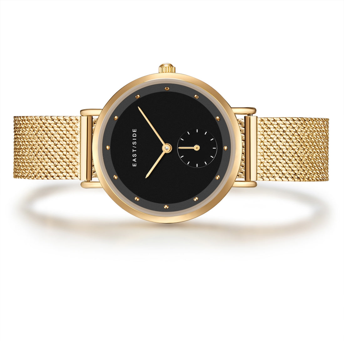 Damen Quarzuhr gelbgold Edelstahl gelbgold