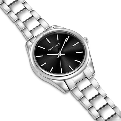 Damen Quarzuhr silber Edelstahl silber