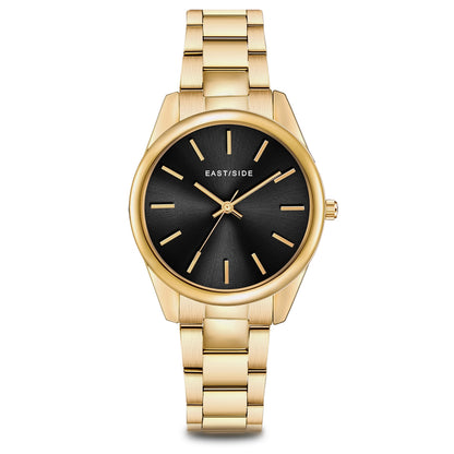 Damen Quarzuhr gelbgold Edelstahl gelbgold