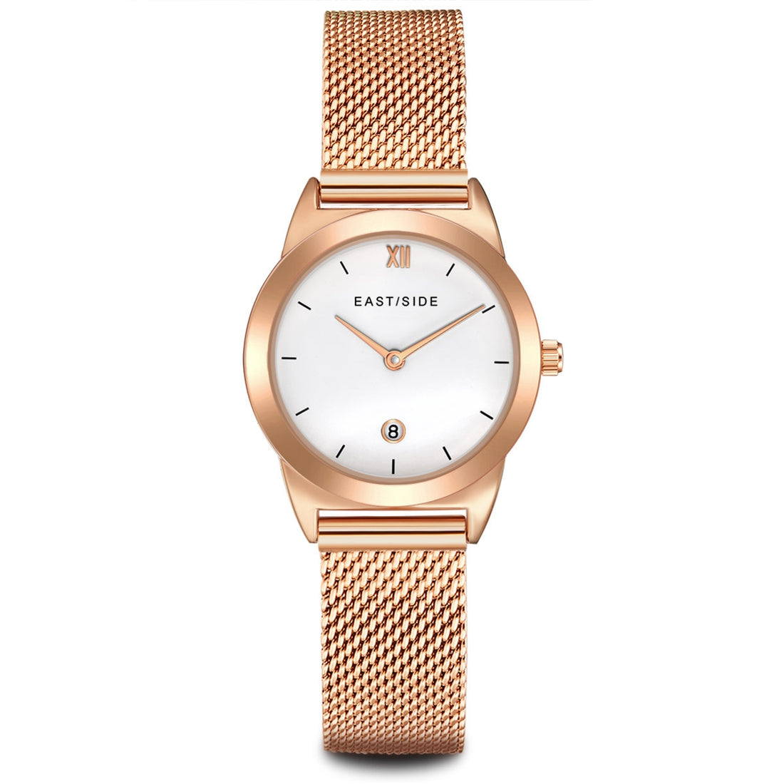 Damen Quarzuhr roségold Edelstahl roségold