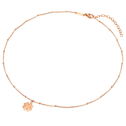 Kette mit Anhänger Edelstahl roségold