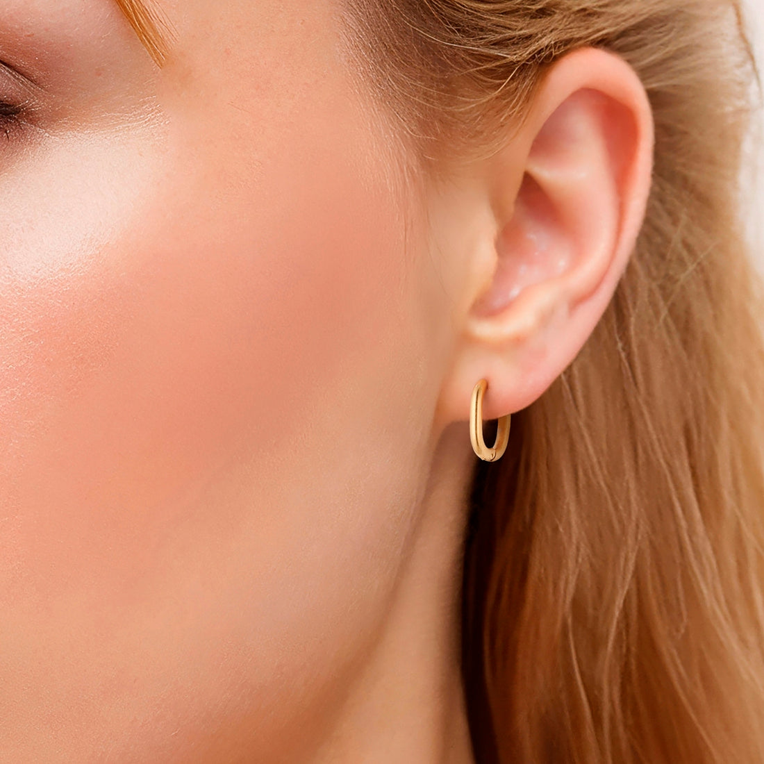 Creolen Edelstahl gelbgold