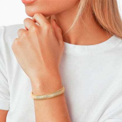 Armband Edelstahl gelbgold