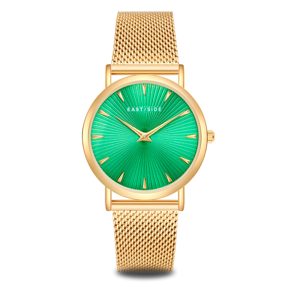 Damen Quarzuhr gelbgold Edelstahl gelbgold