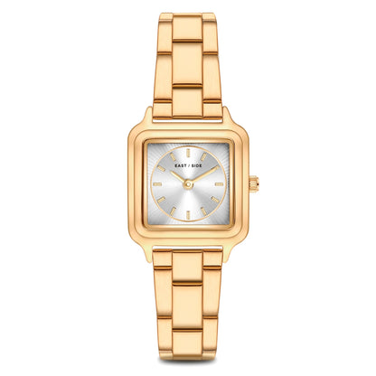 Damen Quarzuhr gelbgold Edelstahl gelbgold