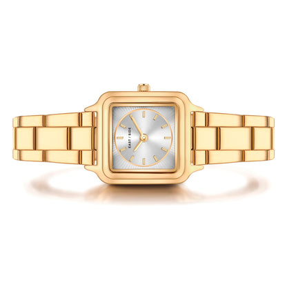 Damen Quarzuhr gelbgold Edelstahl gelbgold
