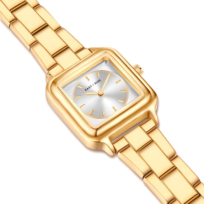 Damen Quarzuhr gelbgold Edelstahl gelbgold
