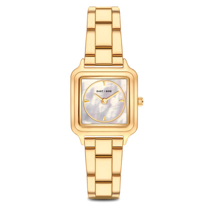 Damen Quarzuhr gelbgold Edelstahl gelbgold