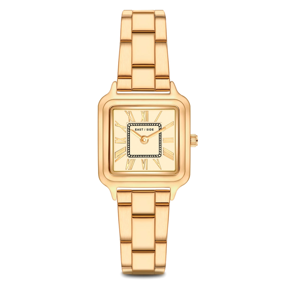 Damen Quarzuhr gelbgold Edelstahl gelbgold